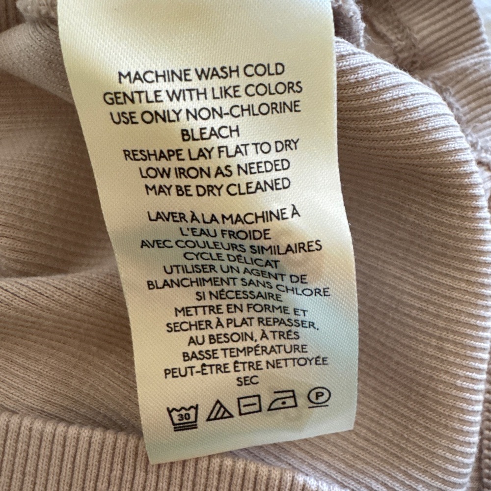 Anthropologie Beige Tank Top with White Lace Collar - Picture 7 of 12